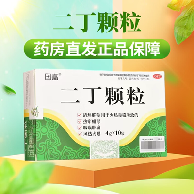 国嘉 二丁颗粒 4g*10袋/盒
