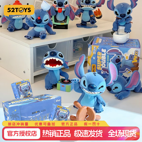 52TOYS史迪奇破坏王盲盒桌面摆件