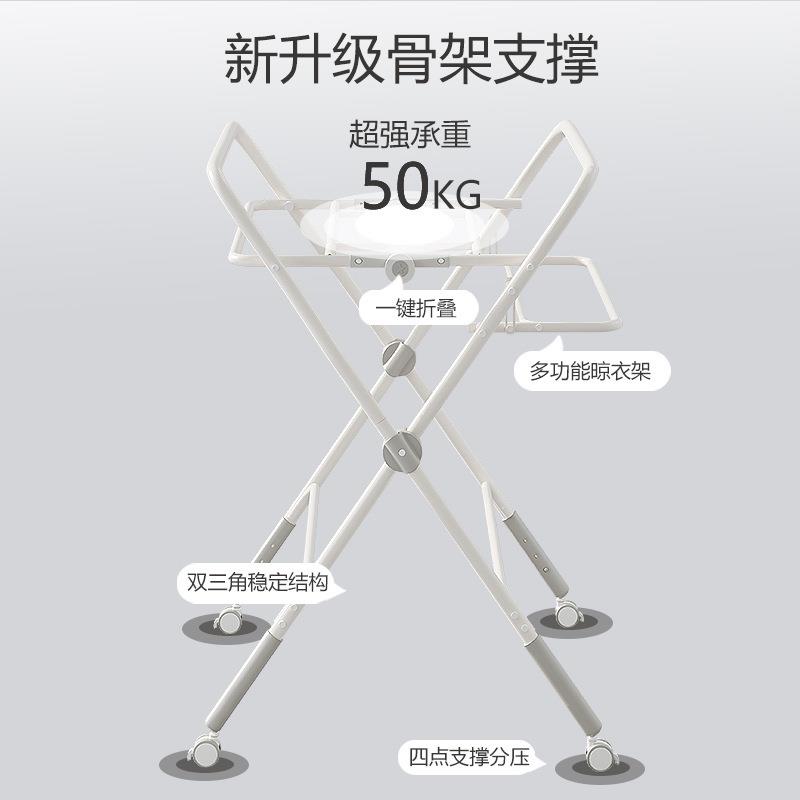 布台婴儿护理台尿便携式多功能485尿洗浴抚触宝宝床上可可折叠换