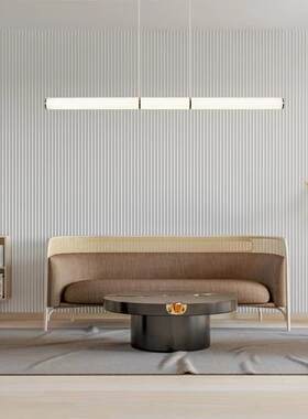 le办公室长条吊灯现代室简约d设计师工作创意极餐厅吧台岛简台灯