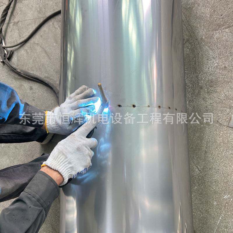 除尘废气排烟管304焊接风管不锈钢焊接风管烟囱