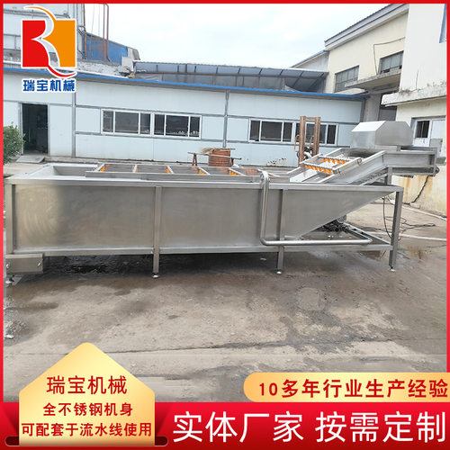 食堂用多功能蔬菜水果气泡清洗机 莴苣竹笋鼓泡式不锈钢洗菜机