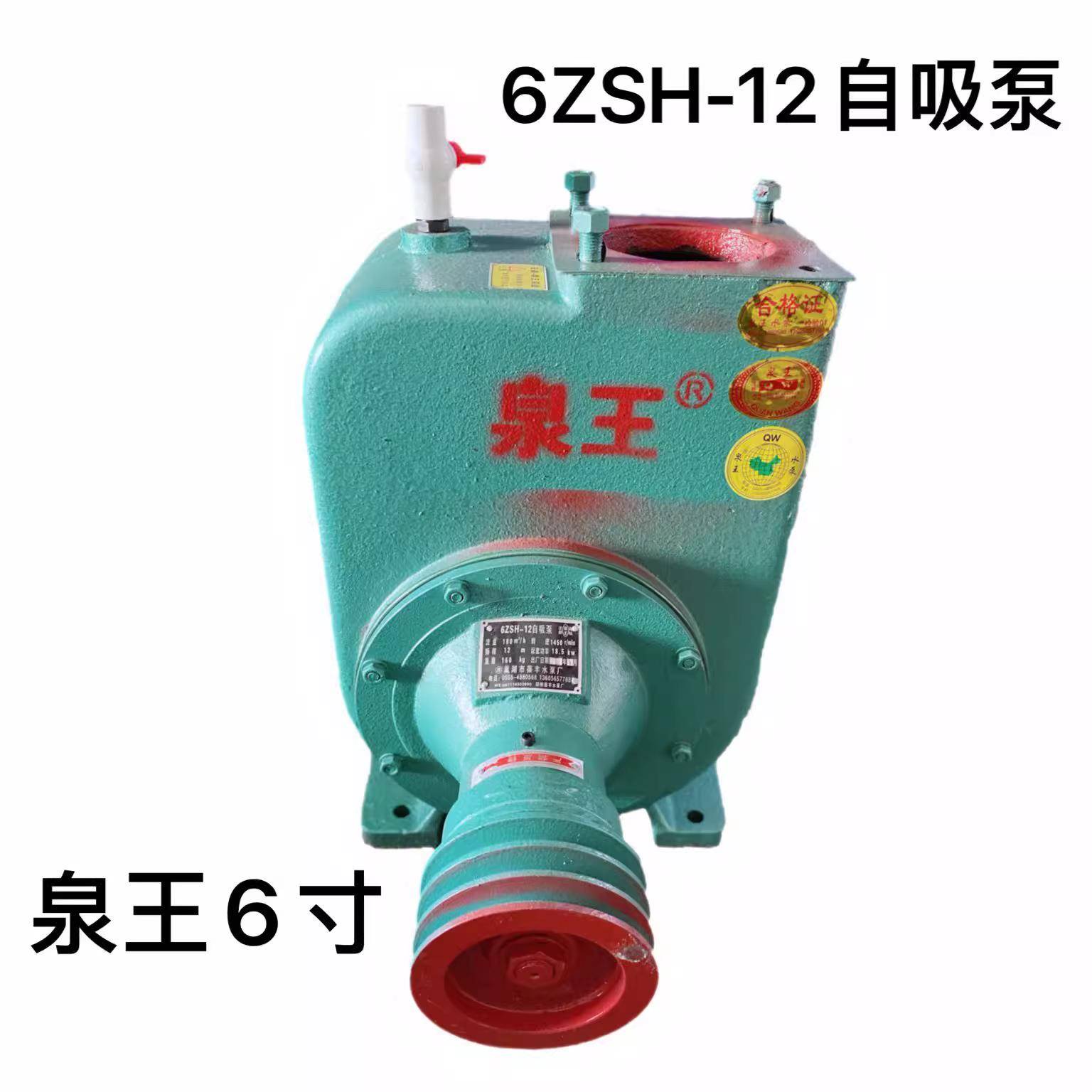 4寸吸沙泵6寸吸沙泵立式自吸型抽砂泵头4ZSH-12型耐磨泥浆泵泉王