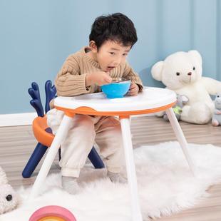 TJE7T儿童子学习桌家用写字学生书桌椅宝宝饭吃幼儿园小多功能桌