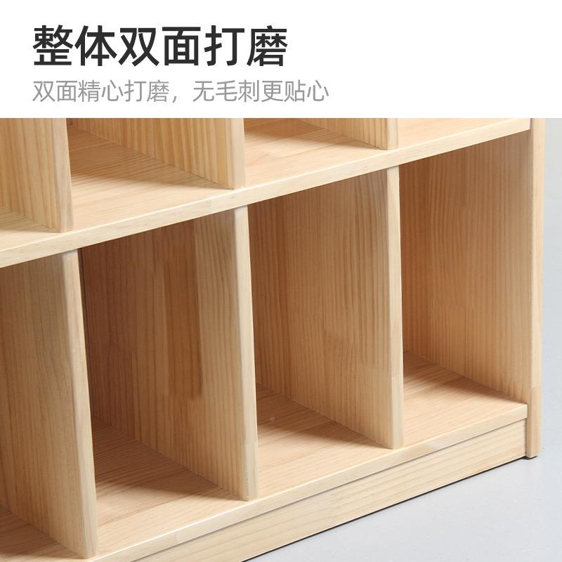 幼儿园1包柜实木榫NFY卯结构早书教儿童2收格摆放纳书包架厂家