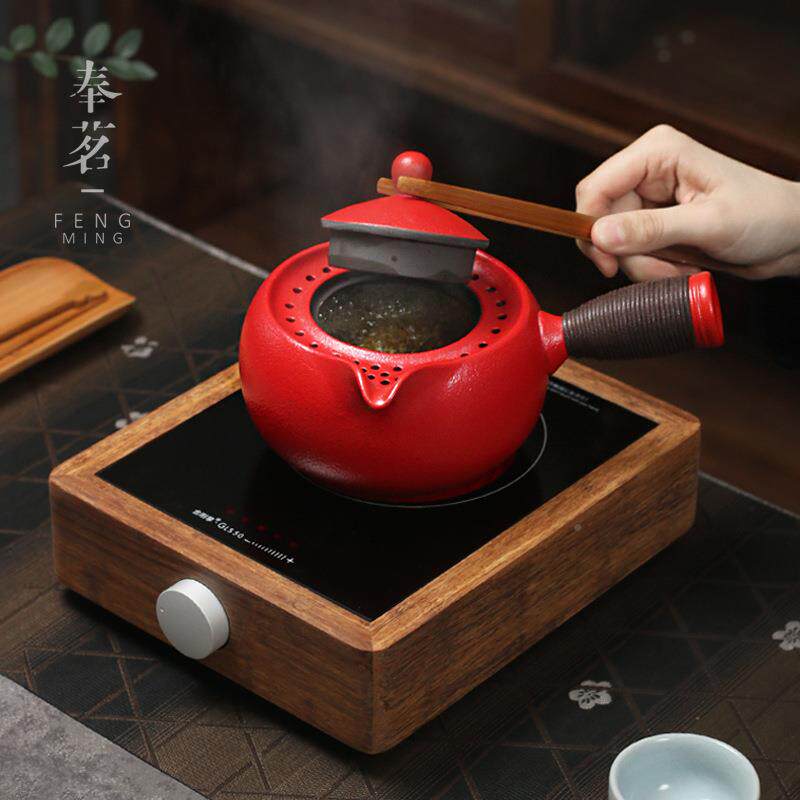 火炉山8110-HSS石茶壶陶瓷套装家用煮陶壶烧水电壶泡茶陶煮茶炉侧
