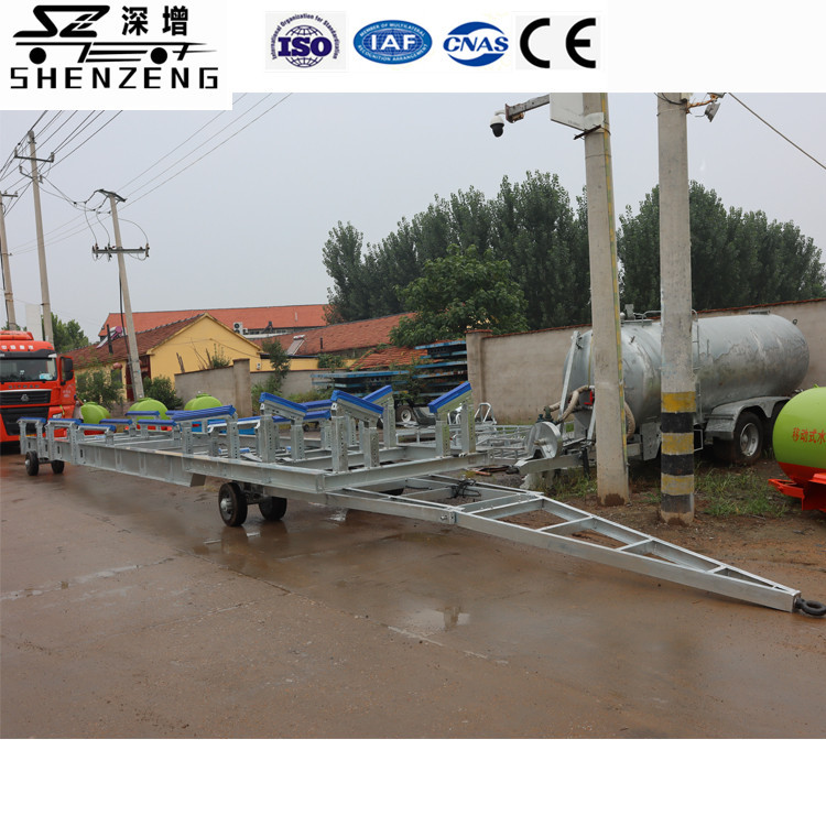 20吨船拖车 船用挂车 游艇拖车 移动检修船拖车