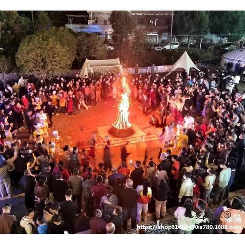 户外村篝火盆烧农晚会柴大号火盆具农村木围炉烤火炉sfsdg庭院烤