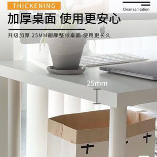 脑桌书桌学习生家用女生卧室化妆桌子简1出租屋学写字桌电易工作