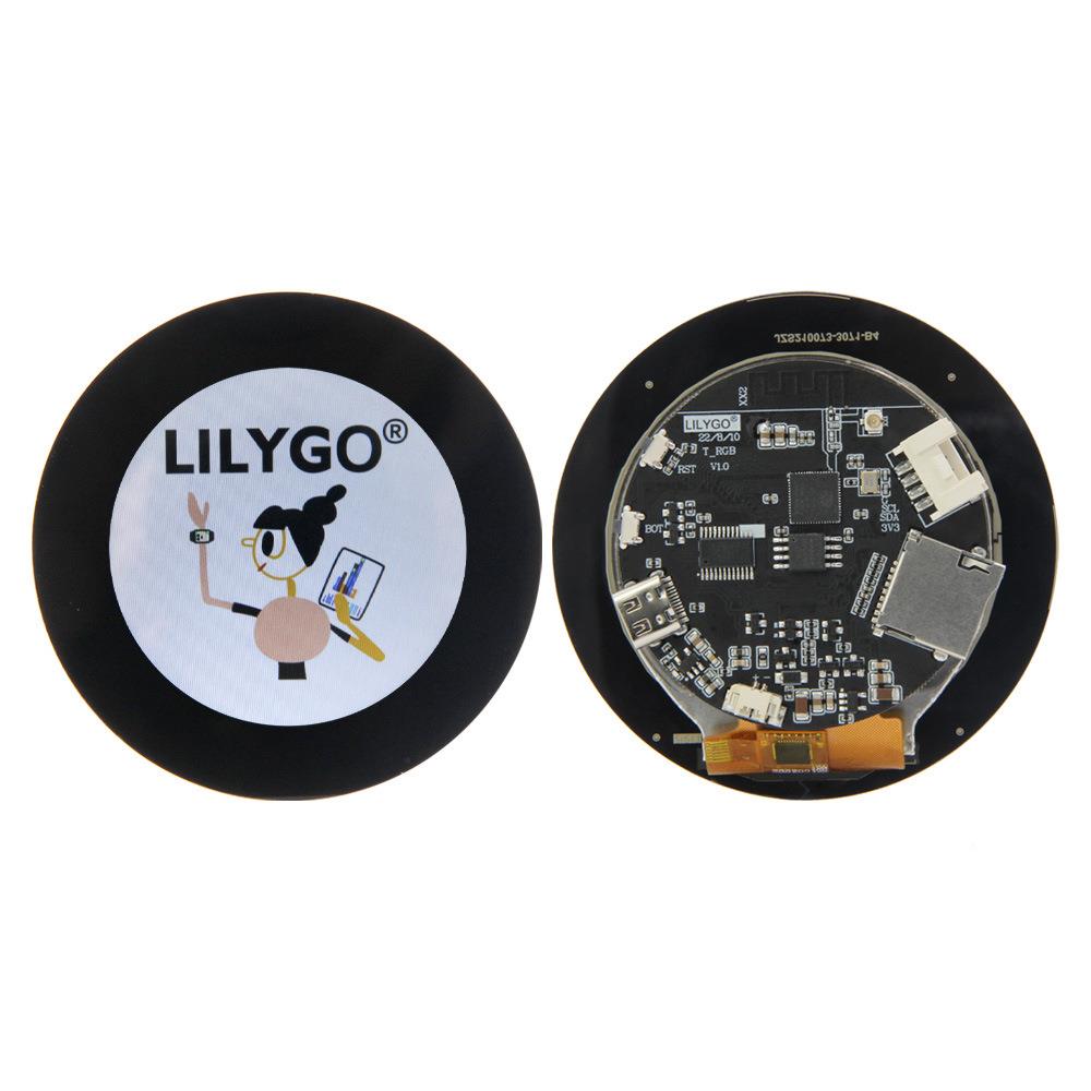 LPILYGO®T-R示GBES32-S3OQZ2.1寸圆形英显屏ST7701S液晶触摸屏