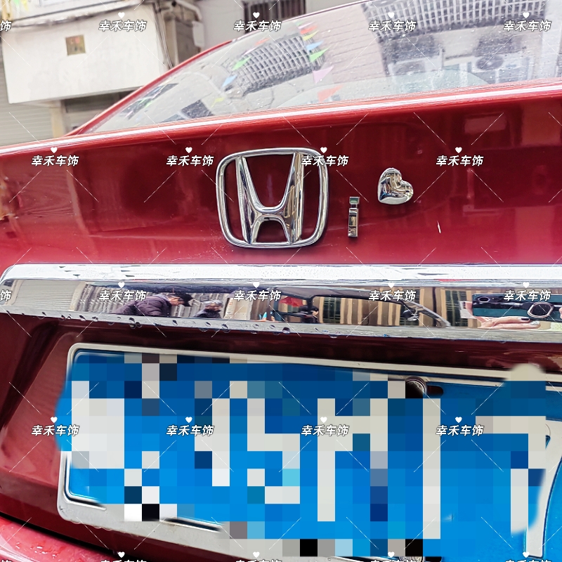 本田汽车小红书网红同款个性创意车尾贴Hi英文字母3D立体原车材质