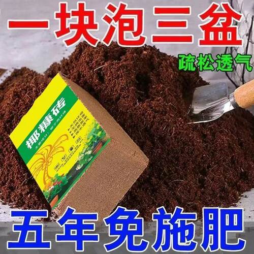 椰砖营养土养花通用型椰糠植物花