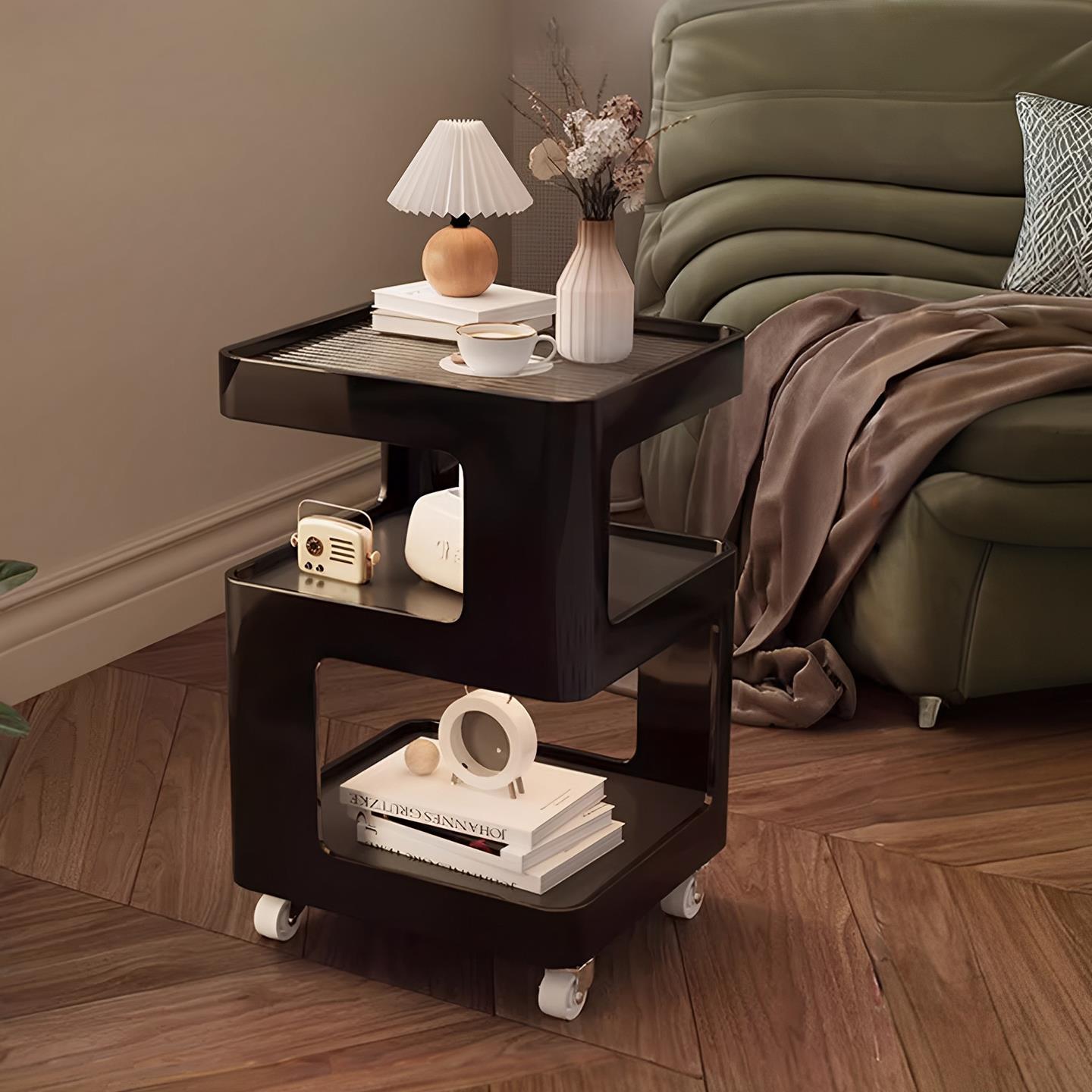 边几沙发边柜客厅迷你桌子可移动轻奢铁艺茶几创意床边角几置物架