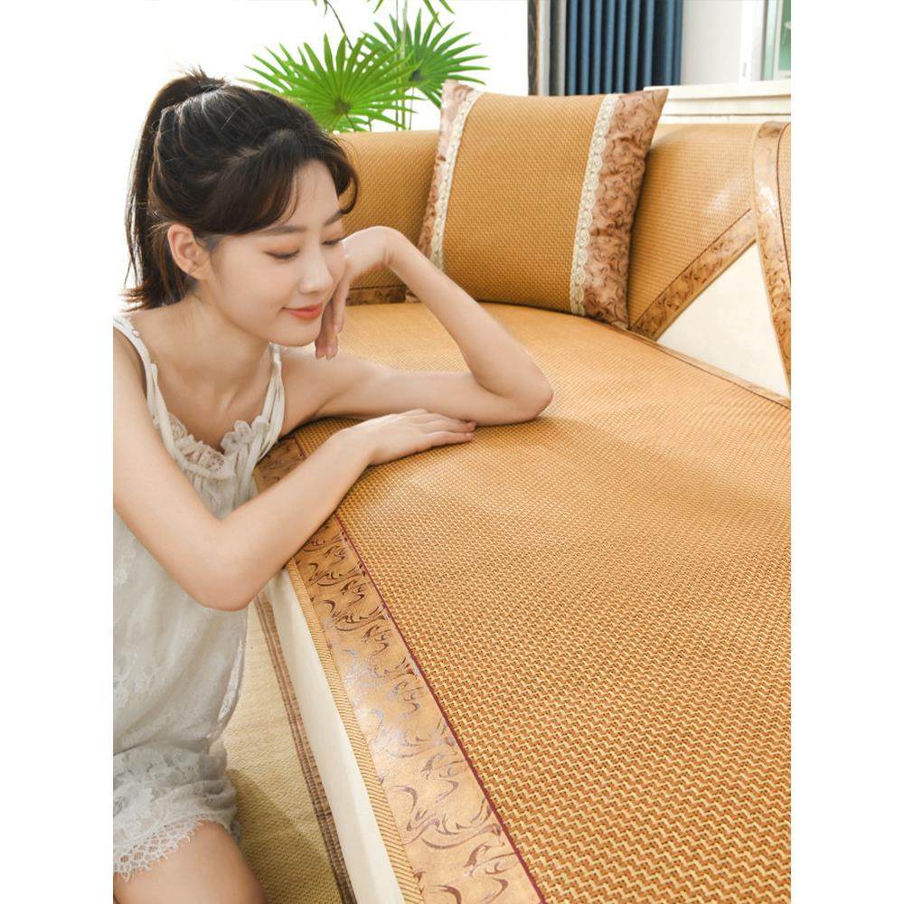 藤席沙发垫夏季防滑凉席沙发座垫坐垫简约现代皮沙发套罩盖布定做,居家布艺,沙发垫,淘宝优惠券,粉丝福利购,淘宝优惠卷