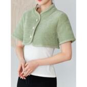 在空调房间加热技术 雪绒花女肩垫 防 肩垫 薄肩垫 短袖 臂袖