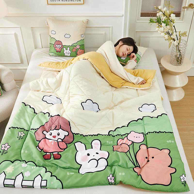 多功能抱枕被子两用汽车沙发靠垫小清新办公室宿舍午休枕头空调被,居家布艺,抱枕被,淘宝优惠券,粉丝福利购,淘宝优惠卷