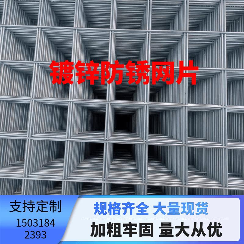 镀锌铁丝网片围栏小孔加粗养殖网狗笼建筑钢筋长孔网格钢丝防护网