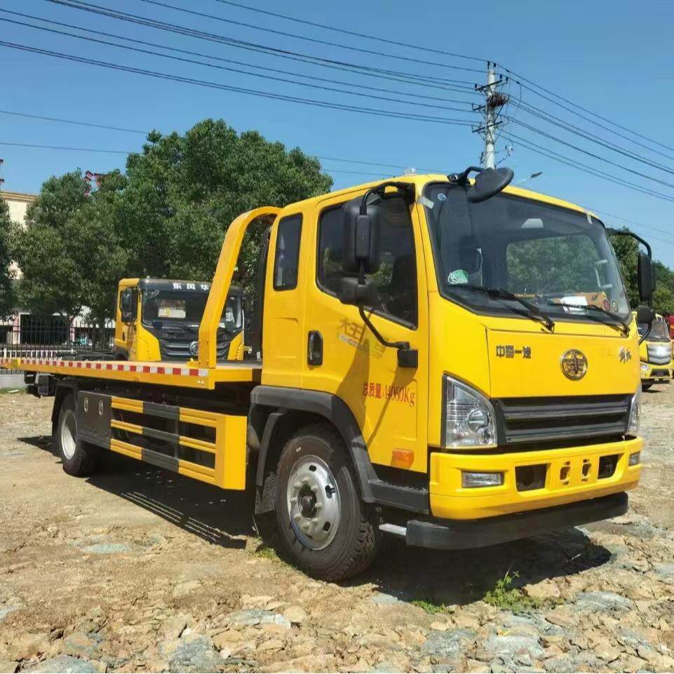 北京可上牌可分期的蓝牌一拖二清障车道路疏通拖车 全国送车