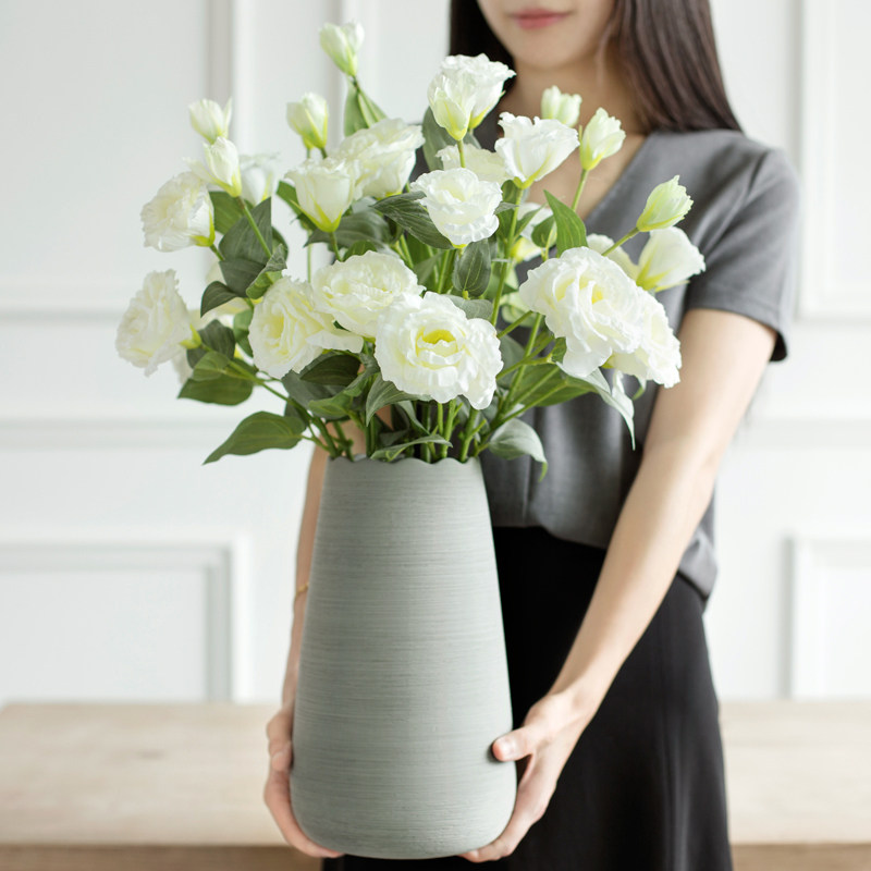 洋桔梗花仿真花茶几花艺摆件餐桌花瓶客厅装饰花插花防真假花摆设