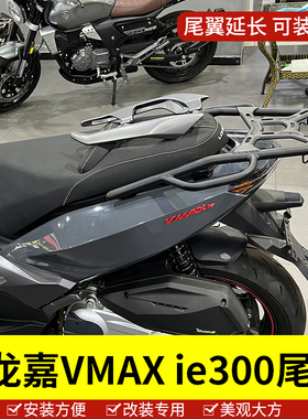 适用于龙嘉VMAX ie 300尾架后货架VMAX250摩托车尾翼后备箱支架