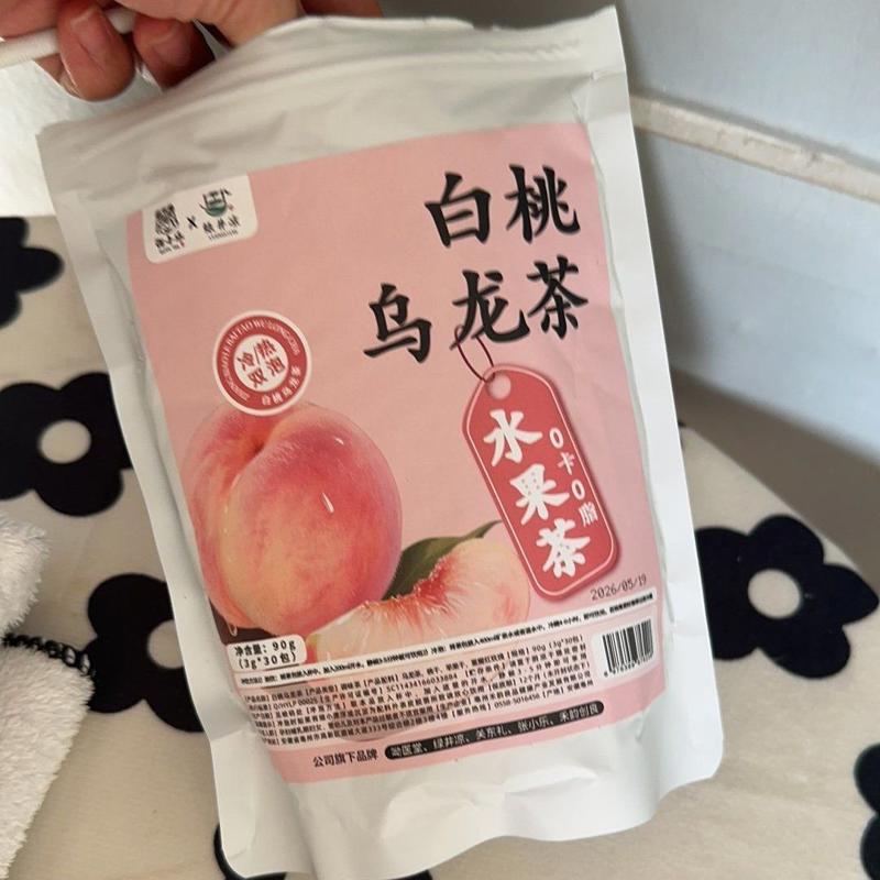 白桃乌龙茶冷萃冷泡茶饮蜜桃水果茶奶茶店同款桃子茶独立茶包泡水