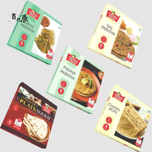 印度进口馕饼Plain Naan/MethiI Paratha/Chapti卷饼麦饼飞饼煎饼