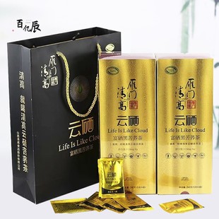 雁门清高苦荞茶礼盒装240g富硒黑苦荞麦茶云硒荞麦茶全胚芽山西特