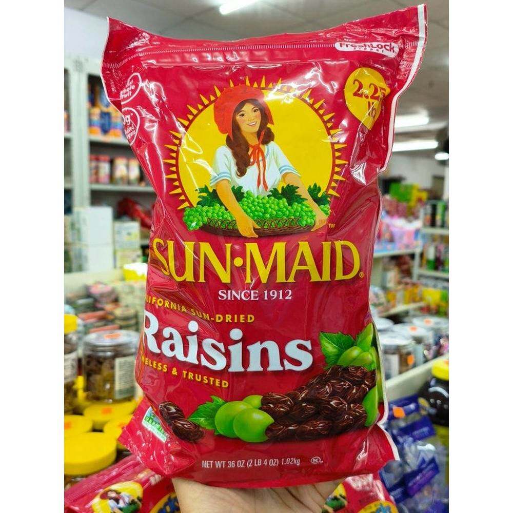 美国进口SunMaid阳光少女葡萄干加州无籽提子水果干零食烘焙1018g