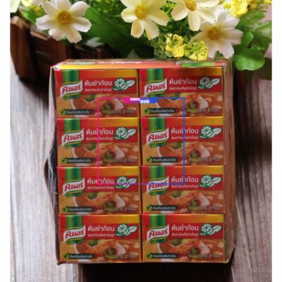 泰国进口调料 家乐kron冬阴功酱 泰式火锅 酸辣虾 一盒24小块包邮