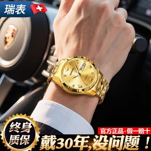 商务全自动机械男款 2026新款 十大 手表男士 瑞士进口机芯名表正品