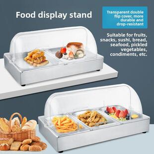 自助餐304冷盘架红烧食品展示桌彷藤面包水果蓝蛋糕点心甜点冷盘