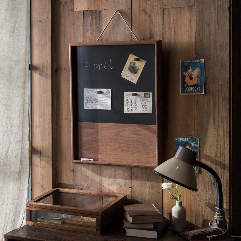 山隐造物设计装饰留言板玄关照片墙电表箱盒遮挡相框黑胡桃实木质,家居饰品,壁饰,淘宝优惠券,粉丝福利购,淘宝优惠卷