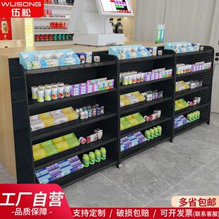 超市台前架便利店小型柜台零食收银柜台前小货架口香糖展示架多功