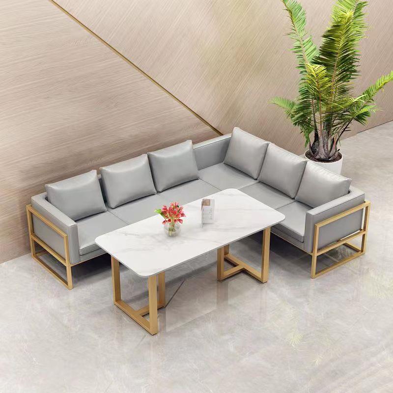 卡座沙发北欧酒吧清吧咖啡厅休闲会客茶几餐厅休息区商用皮革桌椅