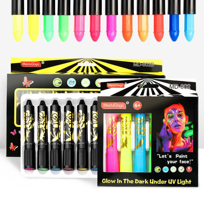 脸部彩绘夜光油彩棒戏剧万圣节涂鸦人体彩绘笔旋转不脏手蜡笔套装,文具电教/文化用品/商务用品,水粉/水彩/油画专用笔,淘宝优惠券,粉丝福利购,淘宝优惠卷
