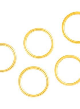 不掉色素戒沙金戒子古法传承实心戒指女磨砂哑光素圈光面源头