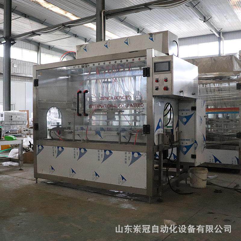 食用油润滑油灌装机 全自动直线式液体灌装机 橄榄油润滑油灌装机
