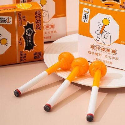 网红爆款新款创意高颜值棒棒糖烟型趣味糖果零食水果学生搞怪便宜