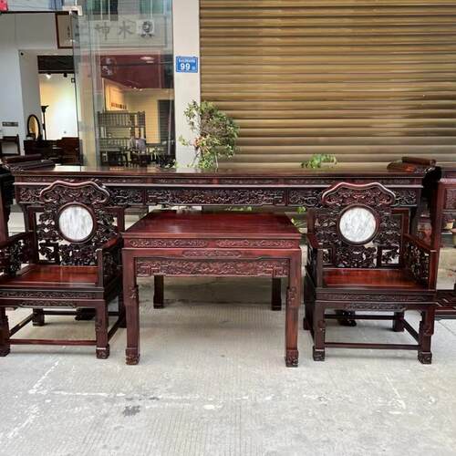 赫芬顿红木中堂六件套组合家具