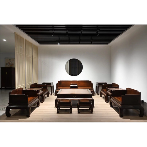 红酸枝11木家具黄檀件套沙