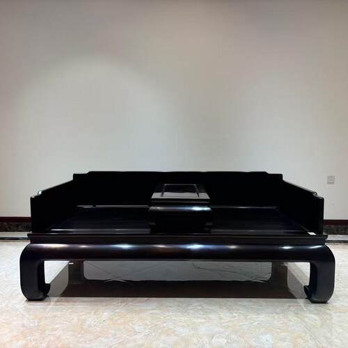 明式红木家具老挝大红酸枝罗汉床客厅独板老料交趾黄檀睡榻