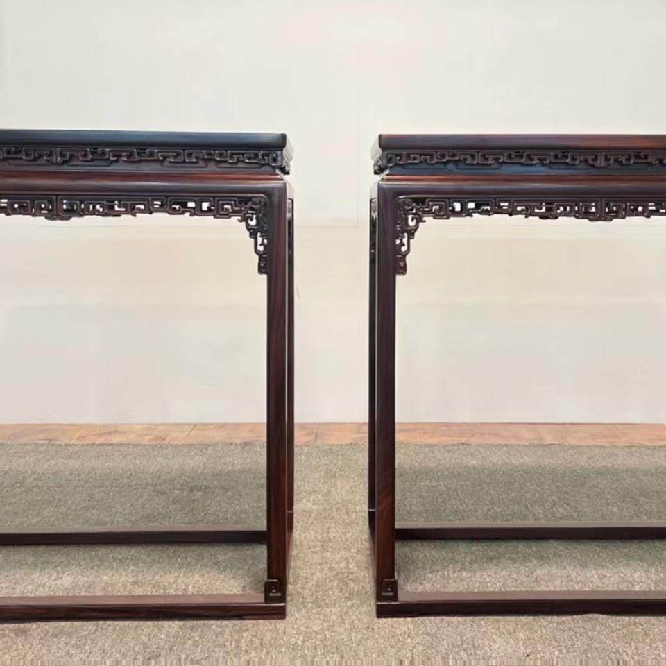 红木花架老挝大红酸枝木雕花1米实木中式花几 盆景架 置物架古典,住宅家具,红木边桌几类,淘宝优惠券,粉丝福利购,淘宝优惠卷