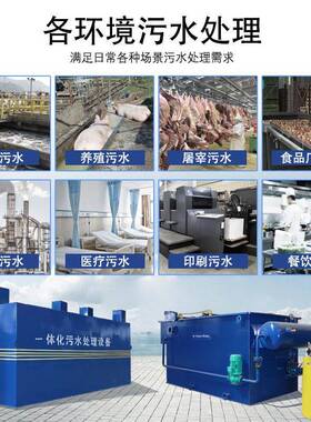 上海MBR一体化污水处设医备厂家湖575北省理农村养殖废水处理院机