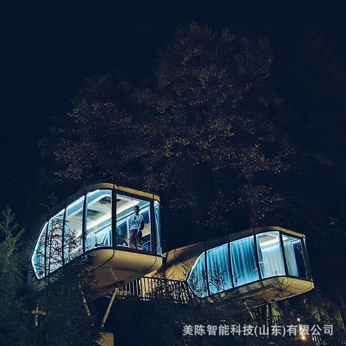 营地移动小型住宿设备房屋景区旅游基地特色观景房方形太空舱酒店