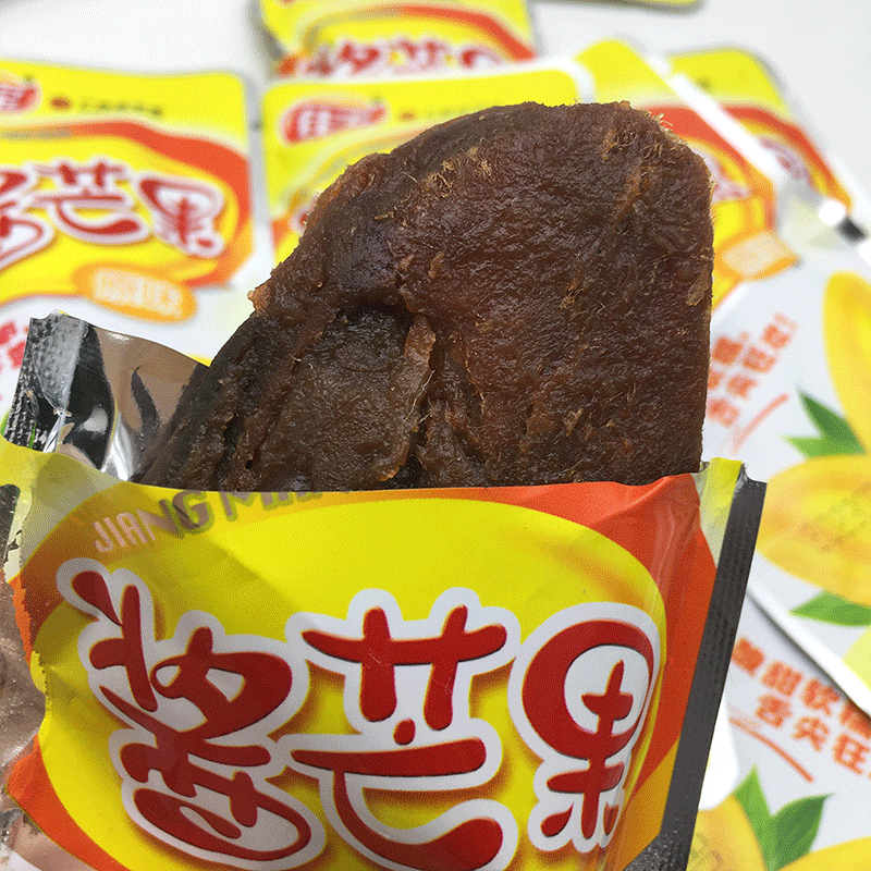 原味酱芒果干500g九制蜜饯果脯话梅蜜饯果干怀旧休闲小零食L