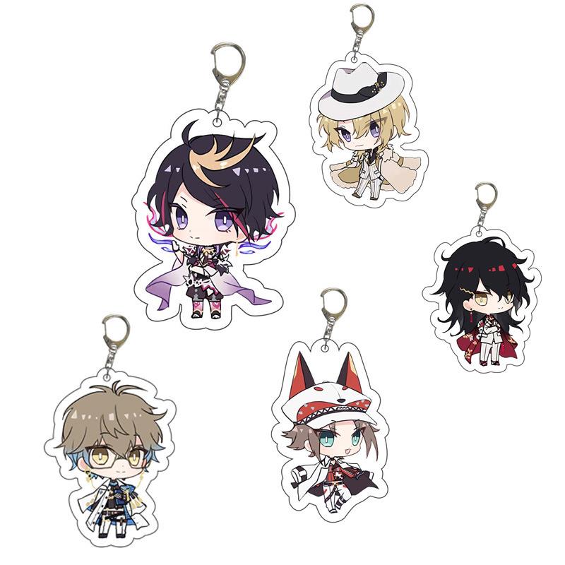 彩虹社LUXIEM虚拟偶像周边动漫钥匙扣Vox Mysta Ike luca Shu现货