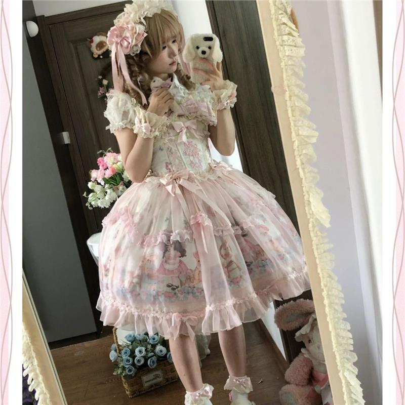 原创设计甜美洛丽塔公主连衣裙图片