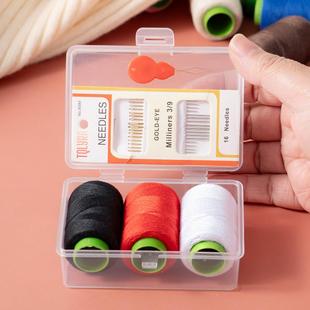 缝衣线缝补工具 便携迷你针线盒家用高质量好宿舍针线包实用套装
