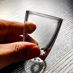 水晶玻璃白酒杯一两小酒杯50ml杯子1两酒盅高级感家用轻奢高档