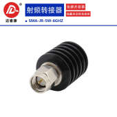 J公头终端电阻 SMA SMA公头大功率同轴负载 5W带散热片DC6GHZ